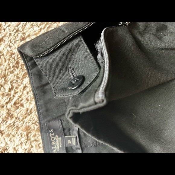 talbots womens dress pants in black 2 petites - Picture 3 of 5